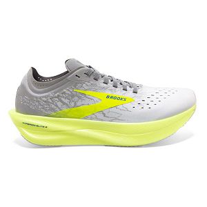 Brooks Hyperion Elite 2 Mens Road Running Shoes White/Silver/Yellow | USA-UHY136498